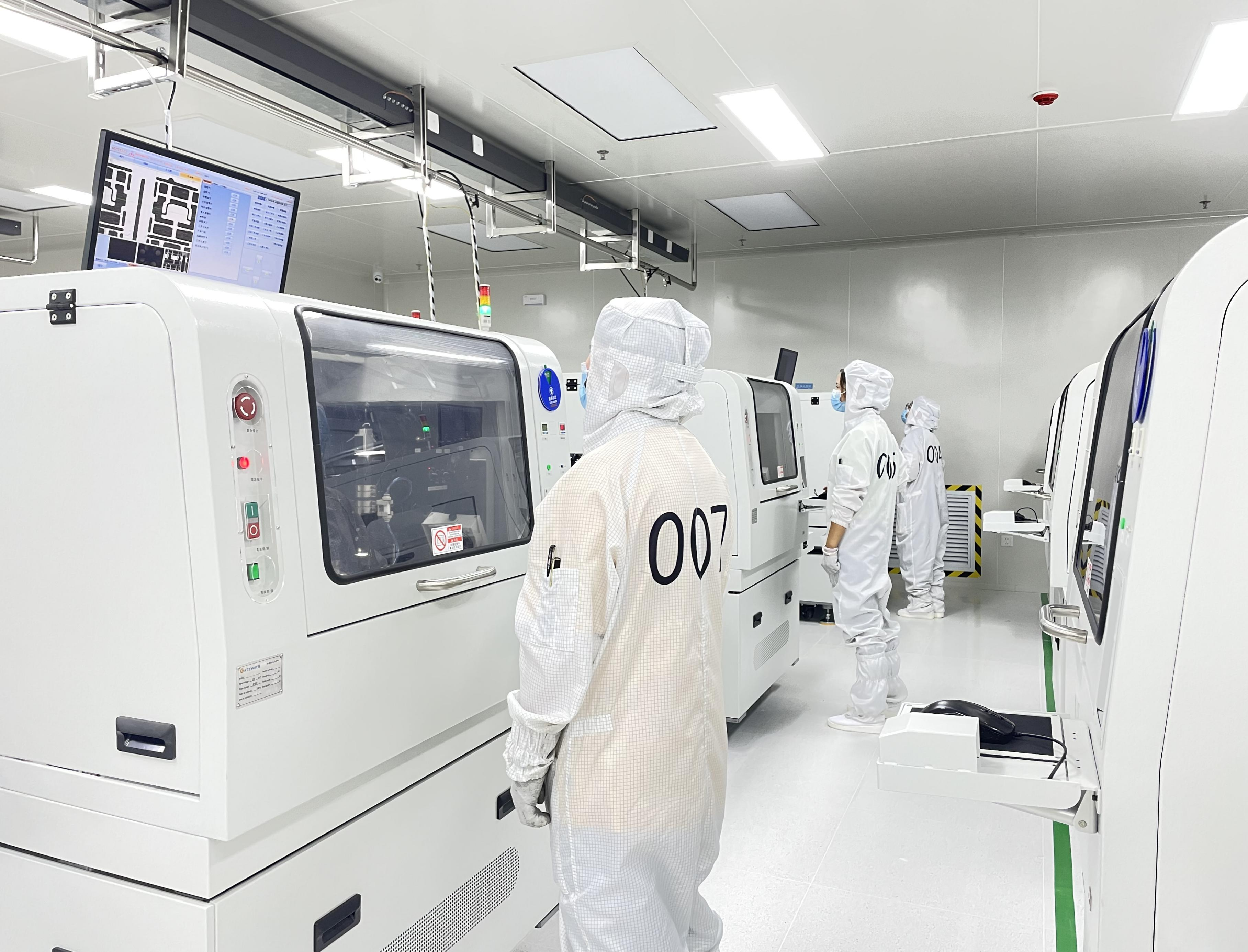 Operator station — LED display IC line